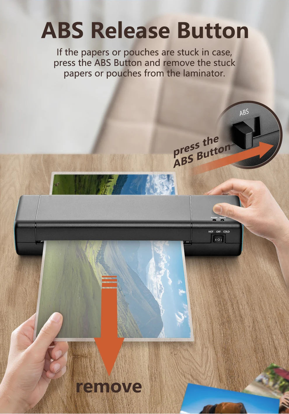 Laminating machine 9 inch laminating machine A4 A3 laminating machine 90 seconds fast preheating hot and cold laminating machine