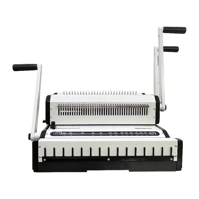 Binding Machine 2:1+3:1 Double Wire Binding Machine Single-pass 25 Pages Punching Suitable for Book and Calendar Spiral Binding