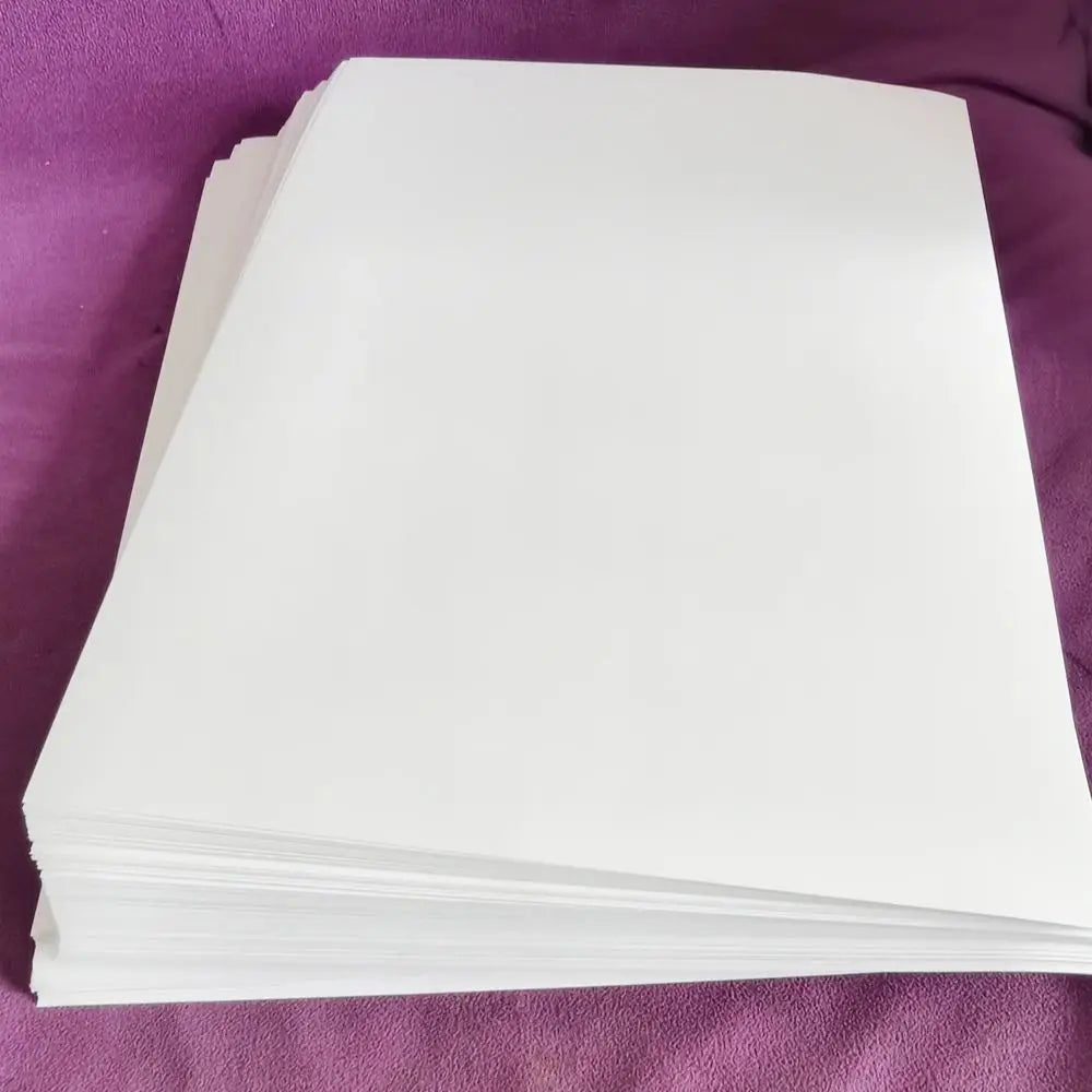 Matte Plain White A4 PP Synthetic Paper Label, Waterproof Blank Sticker for Inkejet Printer DIY Printing 100% Recycled