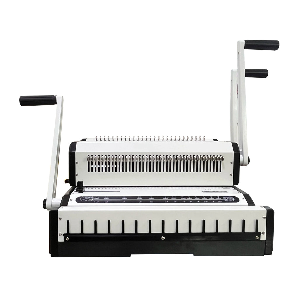 Binding Machine 2:1+3:1 Double Wire Binding Machine Single-pass 25 Pages Punching Suitable for Book and Calendar Spiral Binding