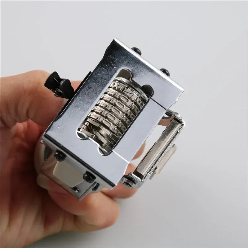 Number Machine 6 Position Automatic Numbering Machine Into The Number Coding Page Chapter Marking Machine Digital Stamp Office