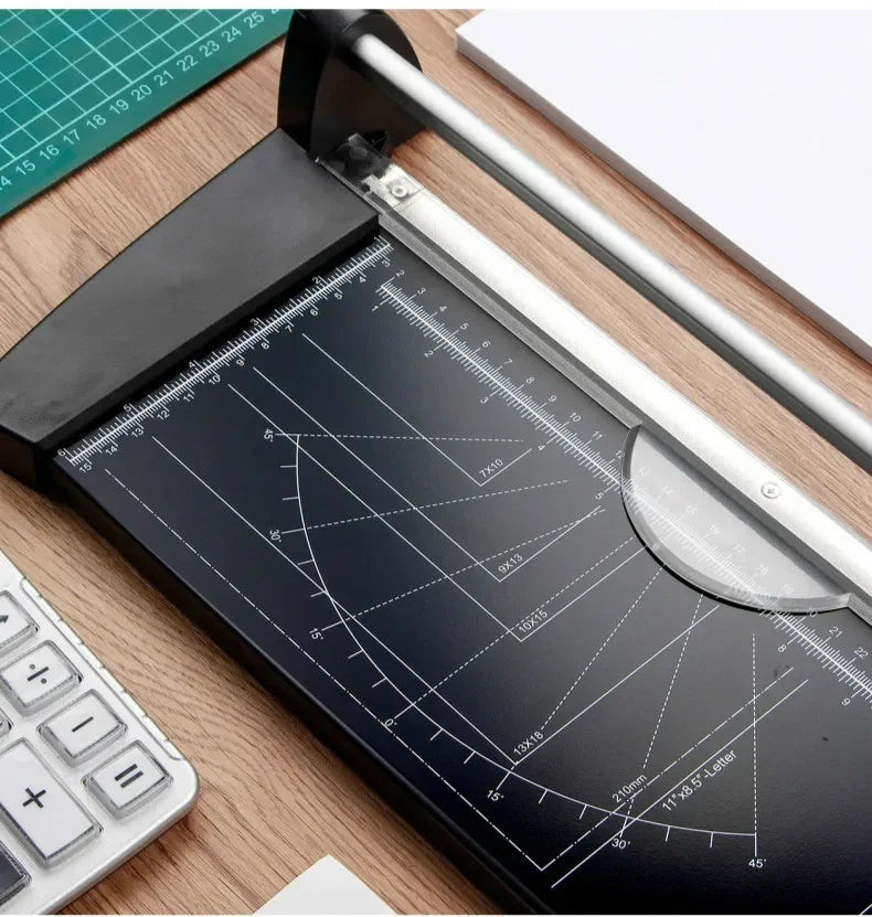 A3 Precision Paper Cutter Paper Knife Photo Trim Diy Scrapbook Portable Alloy Cutting Tool Cutting Pad Home Office Supplies