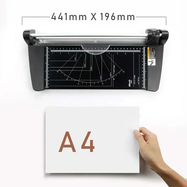 A3 Precision Paper Cutter Paper Knife Photo Trim Diy Scrapbook Portable Alloy Cutting Tool Cutting Pad Home Office Supplies