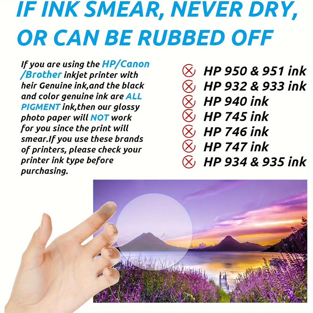 A4 Size 100 Sheets Presentation Paper Matte 8.3x11.7 Inkjet 32lb 108gsm Single Side Printable Photo for All Dye InkInkiet Printe