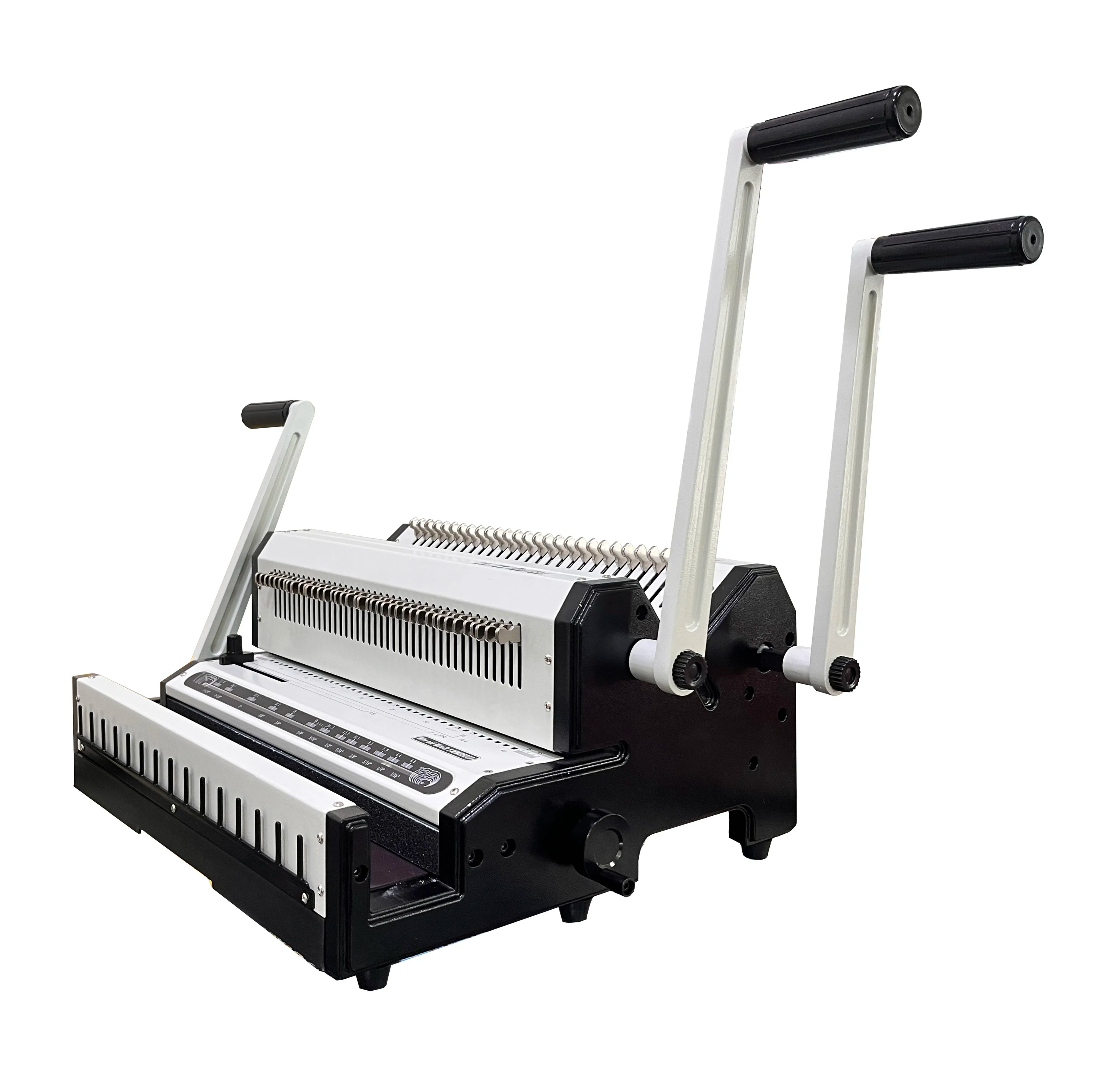 Binding Machine 2:1+3:1 Double Wire Binding Machine Single-pass 25 Pages Punching Suitable for Book and Calendar Spiral Binding