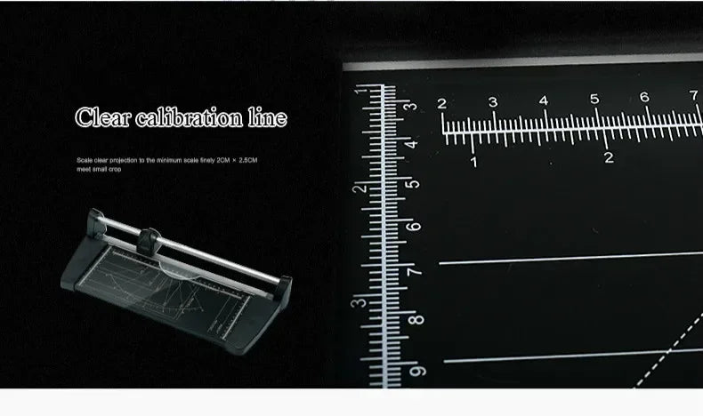 A3 Precision Paper Cutter Paper Knife Photo Trim Diy Scrapbook Portable Alloy Cutting Tool Cutting Pad Home Office Supplies