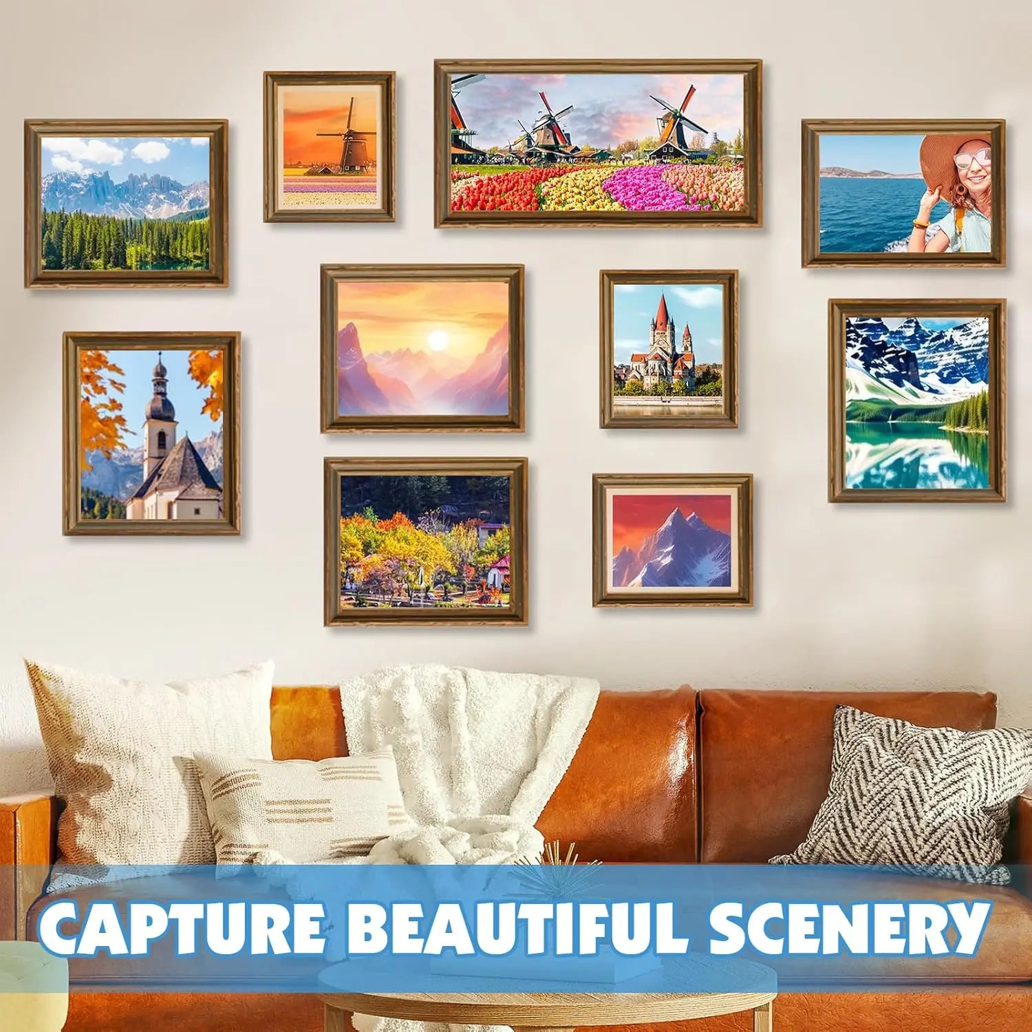 50 Sheets A4 Glossy Adhesive Photo Paper 8.3x11.7" Premium Inkjet Printer Paper for Photos Calendars Brochures Cards