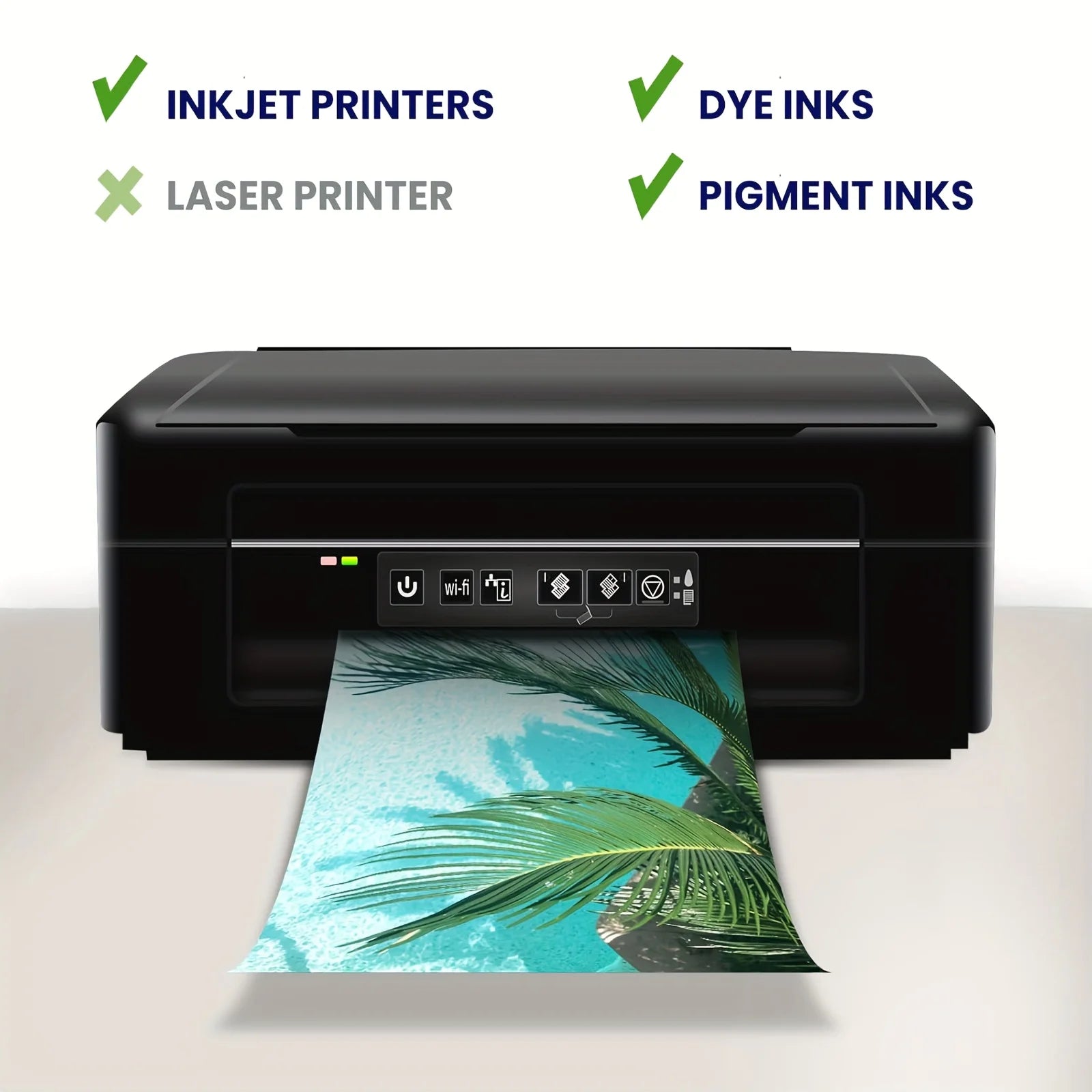 A4 Size 100 Sheets Presentation Paper Matte 8.3x11.7 Inkjet 32lb 108gsm Single Side Printable Photo for All Dye InkInkiet Printe