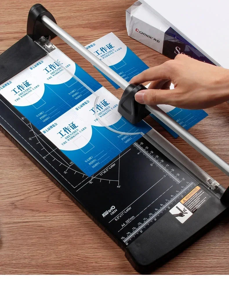 A3 Precision Paper Cutter Paper Knife Photo Trim Diy Scrapbook Portable Alloy Cutting Tool Cutting Pad Home Office Supplies