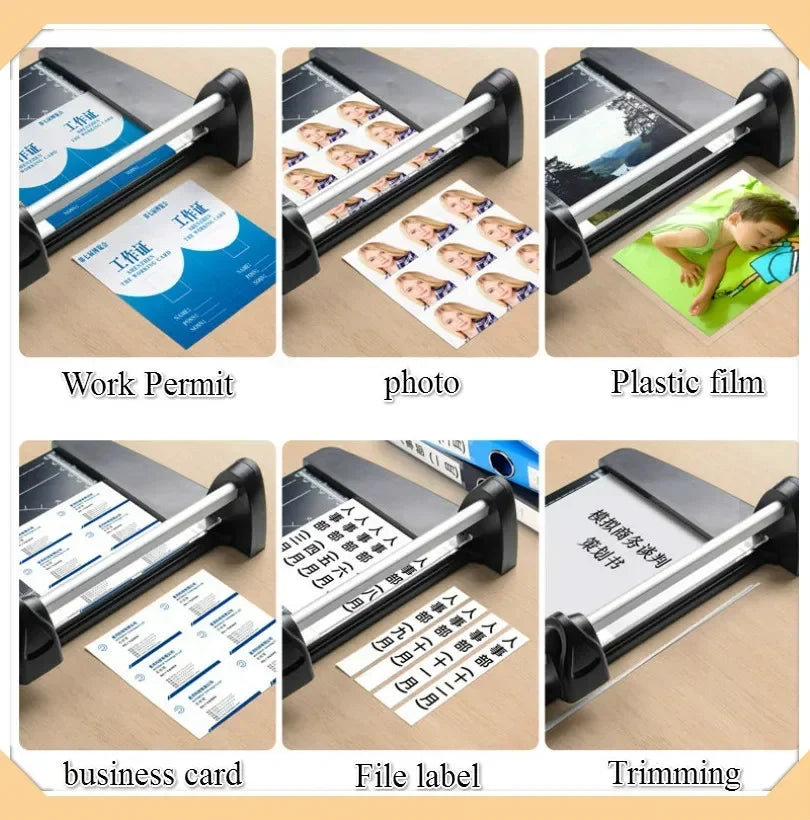 A3 Precision Paper Cutter Paper Knife Photo Trim Diy Scrapbook Portable Alloy Cutting Tool Cutting Pad Home Office Supplies